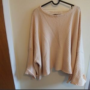 Free People poncho sweater tunic top